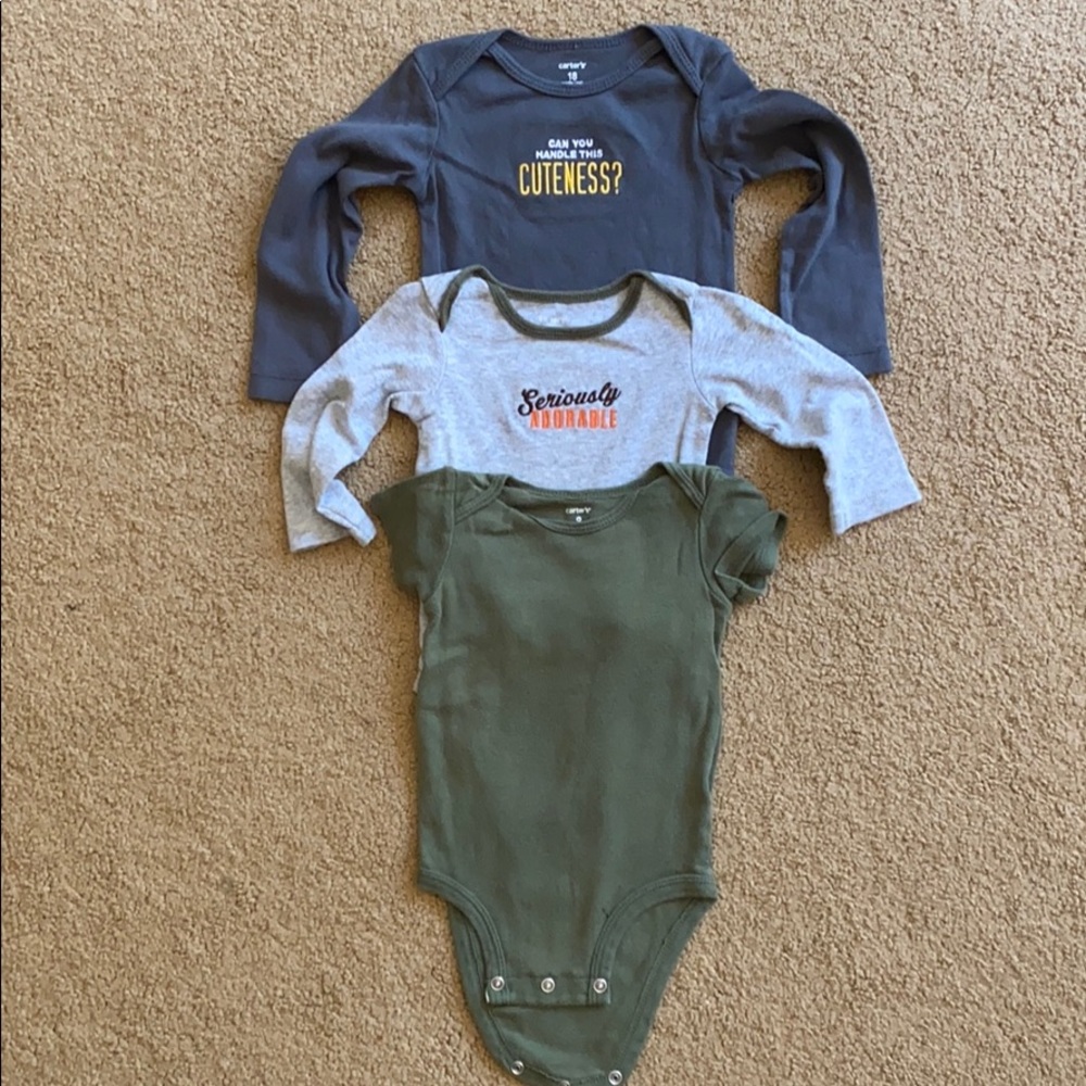 Carter’s boys onesies